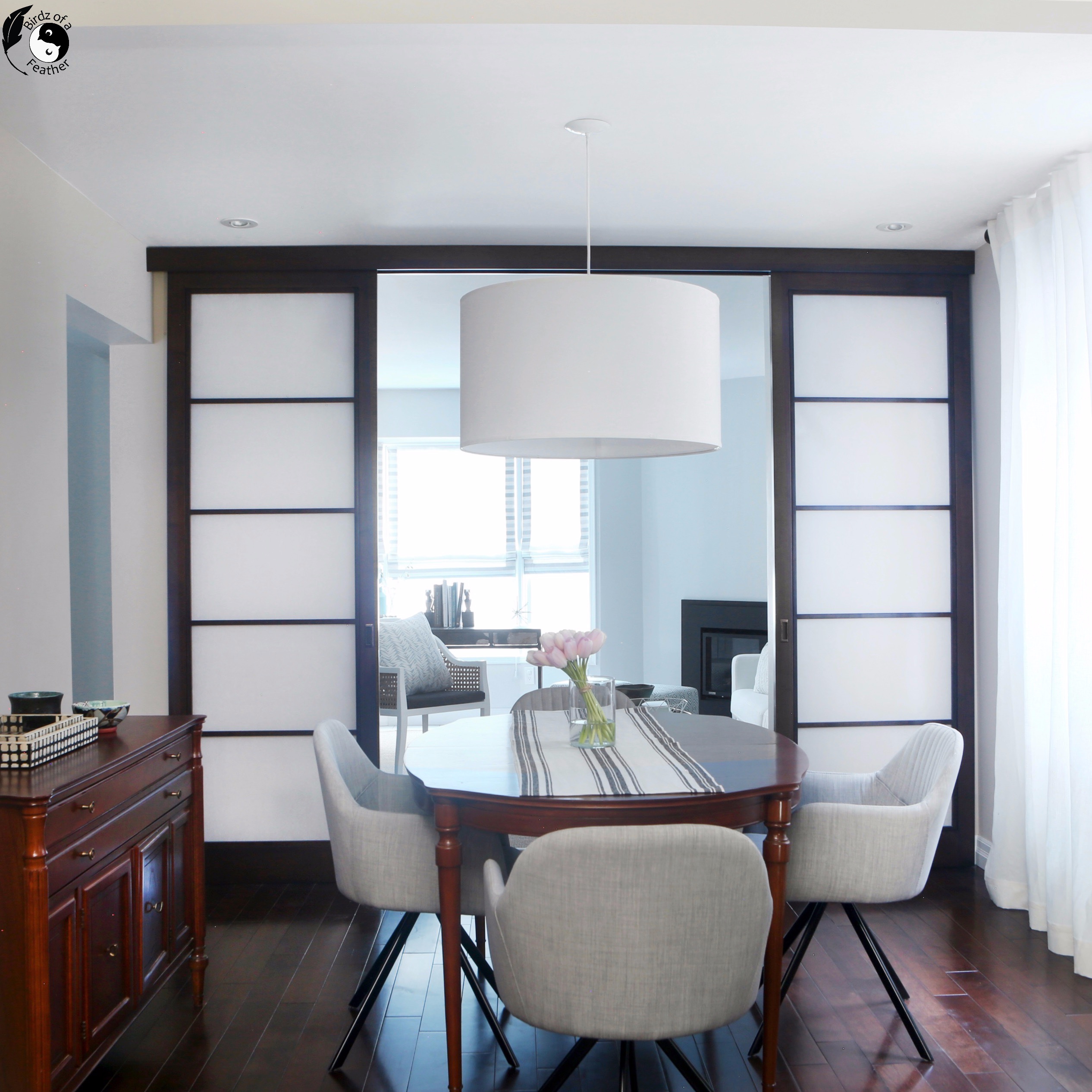 Shoji Screen Doors Get the Look Without Glass Birdz of a Feather