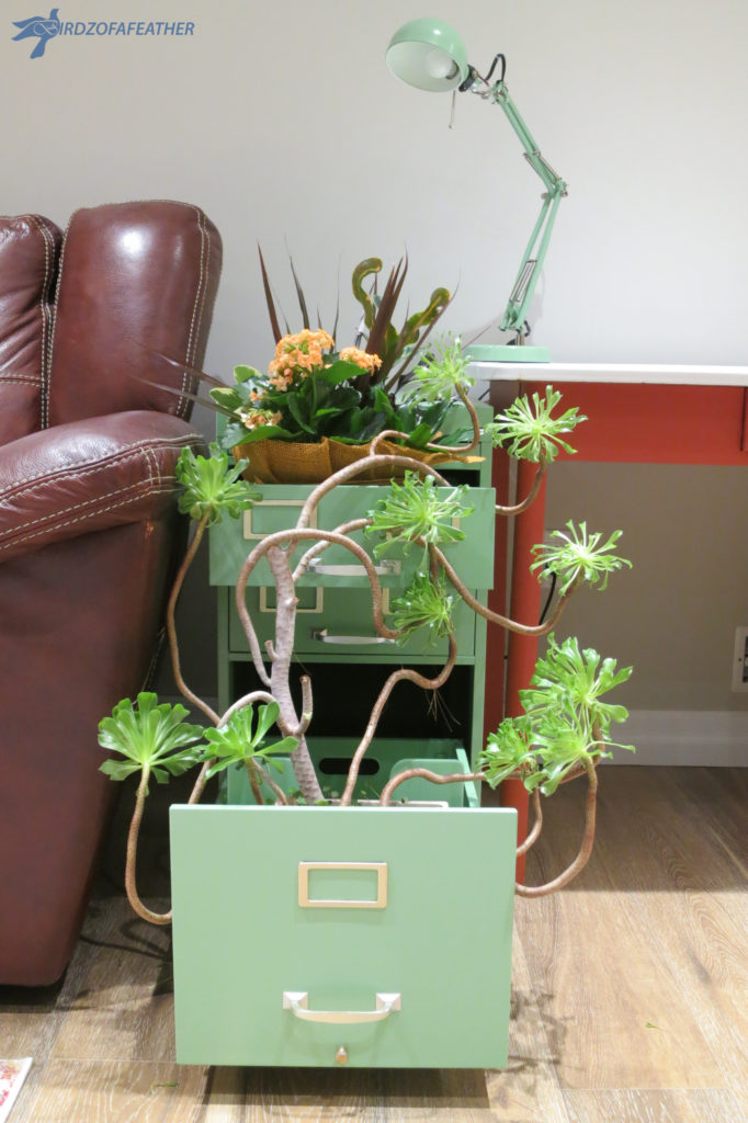 Indoor Gardening Filing Makeover Birdz of a Feather