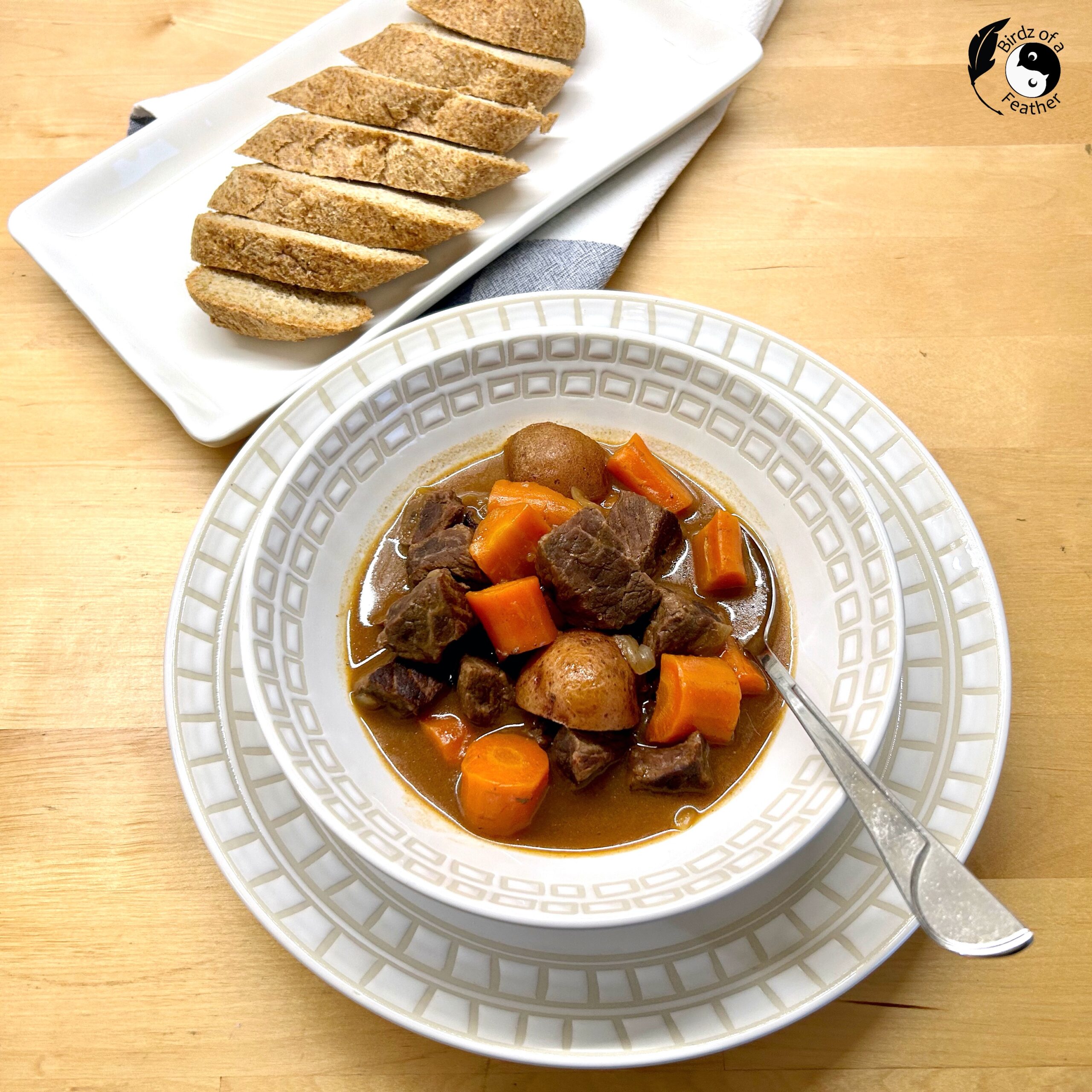 Beef Stew with Wine - Birdz of a Feather