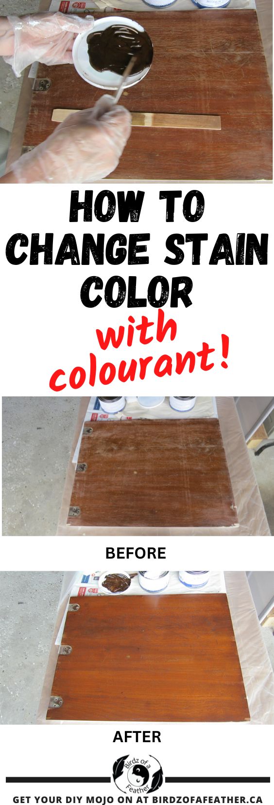 Pinnable image for How to Change Stain Color