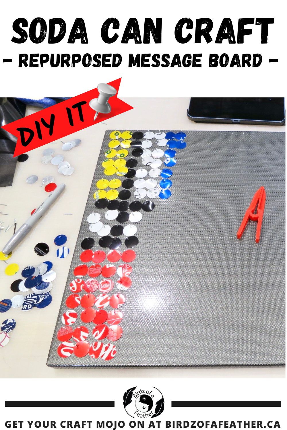 Pinnable image for soda can craft