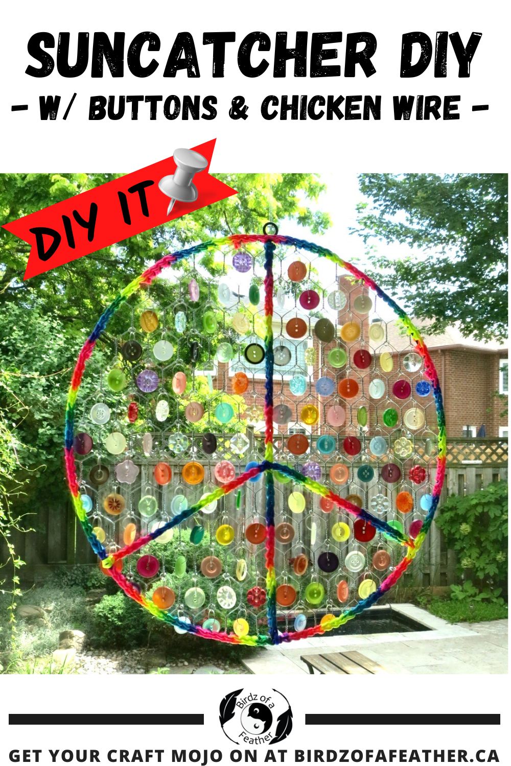 Pinnable image for suncatcher DIY