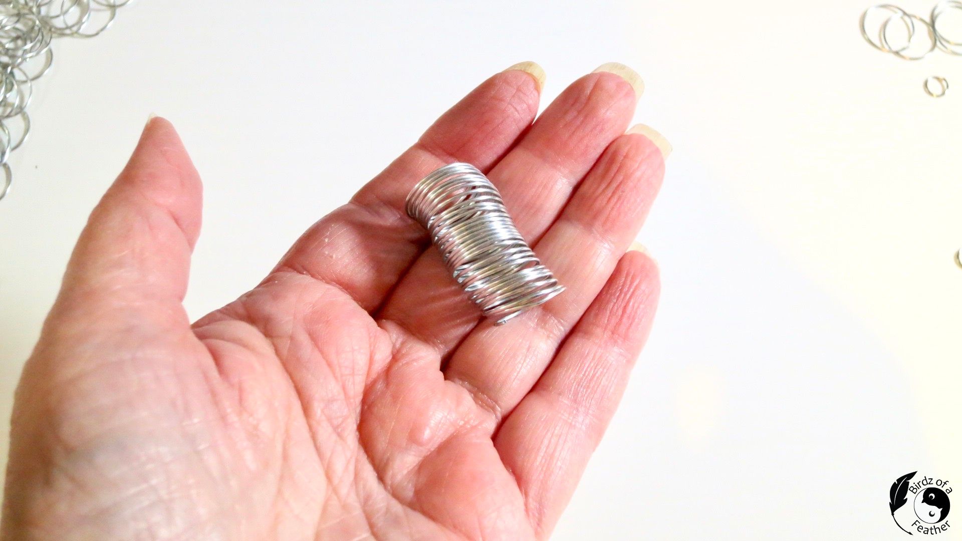 Coil of wire in hand